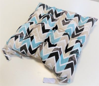 Tűzött párna kék