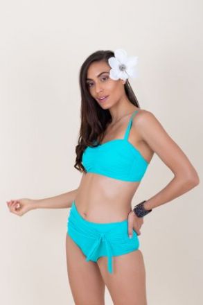 AQUA Pink Ribbon bikini top